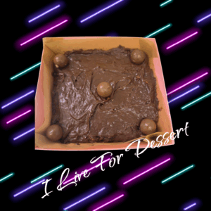 Chocolate Fudge with Malt Balls